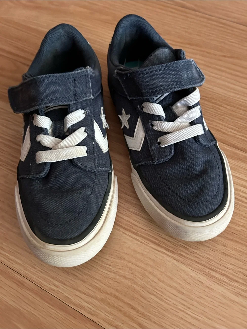 Converse Navy Belmont Easy One Star Low Top Sneakers Youth 11.5
